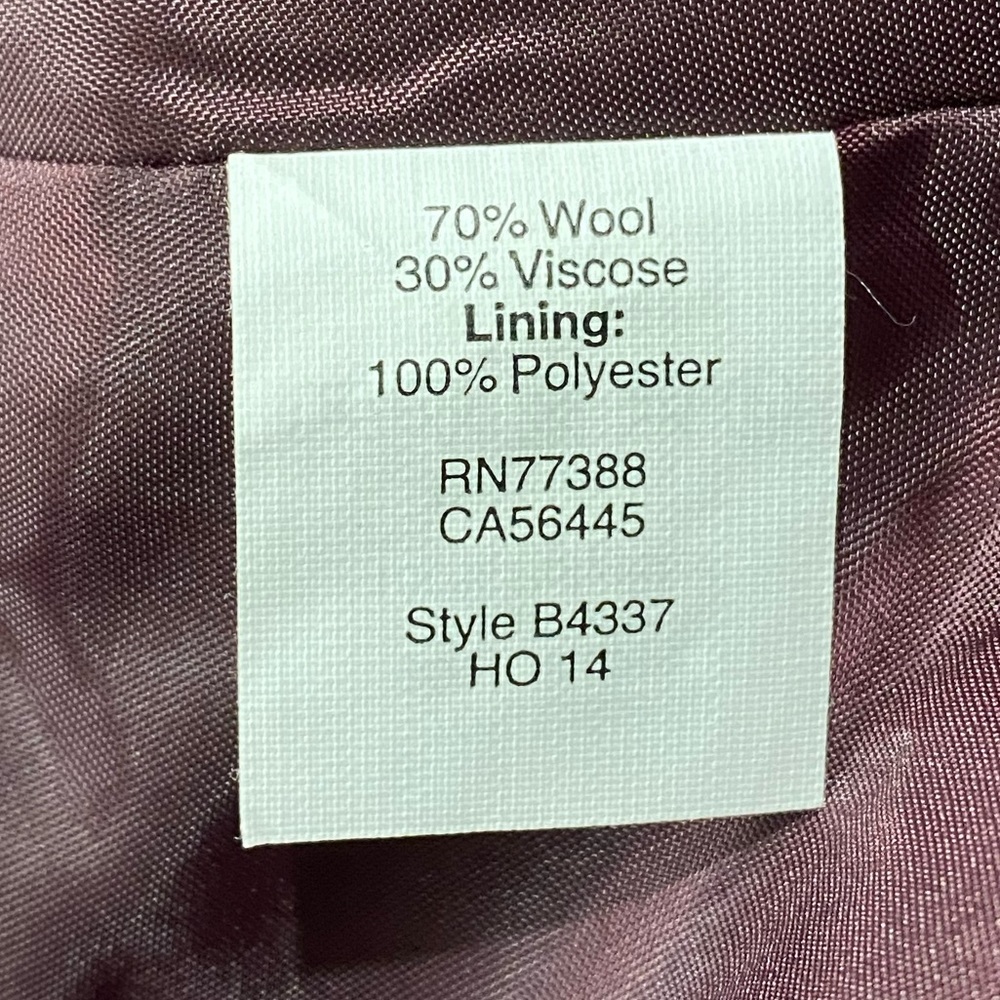 J.Crew factory womens colorblock multicolor skirt in double serge wool size 10 - Picture 6 of 8